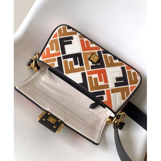 Miglior Falso Borsa Baguette Fendi 8BR600 Nero Economiche Premium