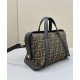 Perfette Qualità Repliche Borsa Fendi Boston 365 8BL152 Caffè Imitazione