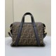 Perfette Qualità Repliche Borsa Fendi Boston 365 8BL152 Caffè Imitazione