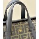 Perfette Qualità Repliche Borsa Fendi Boston 365 8BL152 Caffè Imitazione