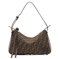 Replica perfetta Fendi Simply Fendi Media 8BR829 Caffè Scuro Imitazione Outlet Online