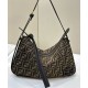 Replica perfetta Fendi Simply Fendi Media 8BR829 Caffè Scuro Imitazione Outlet Online