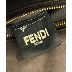 Replica perfetta Fendi Simply Fendi Media 8BR829 Caffè Scuro Imitazione Outlet Online