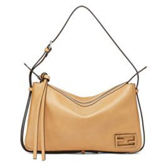 Migliore Repliche Fendi Simply Fendi Media 8BR829 Albicocca Economiche Outlet Online