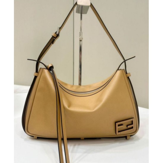 Migliore Repliche Fendi Simply Fendi Media 8BR829 Albicocca Economiche Outlet Online