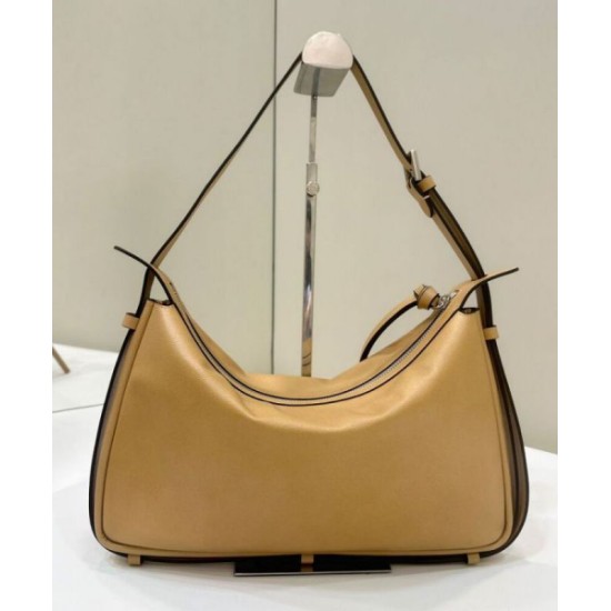 Migliore Repliche Fendi Simply Fendi Media 8BR829 Albicocca Economiche Outlet Online