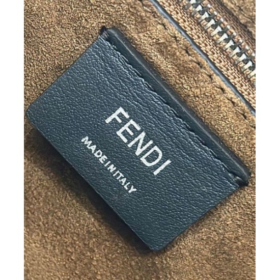Migliore Repliche Fendi Simply Fendi Media 8BR829 Albicocca Economiche Outlet Online
