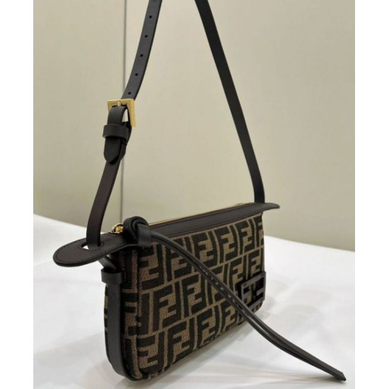 Perfette Qualità Repliche Fendi Simply Fendi Mini 8BS097 Caffè Scuro Imitazione Perfette Qualità Repliche Fendi Simply Fendi Mini 8BS097 Caffè Scuro Imitazione