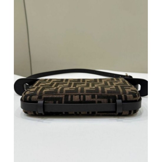 Perfette Qualità Repliche Fendi Simply Fendi Mini 8BS097 Caffè Scuro Imitazione Perfette Qualità Repliche Fendi Simply Fendi Mini 8BS097 Caffè Scuro Imitazione