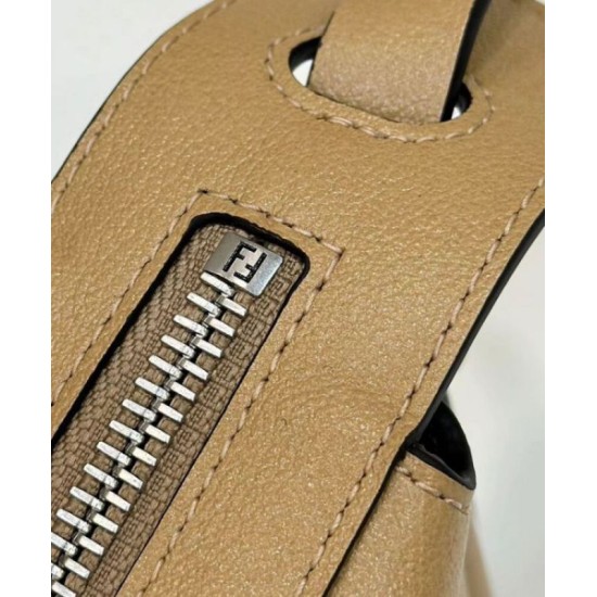 Replica perfetta Fendi Simply Fendi Mini 8BS097 Albicocca Imitazione Outlet Online