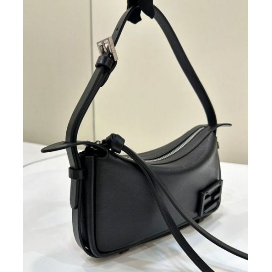 Perfette Qualità Repliche Fendi Simply Fendi Mini 8BS097 Nero Imitazione