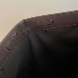 Perfette Qualità Repliche Borsa Fendi Origami Grande 8BH415 Caffè Scuro Imitazione