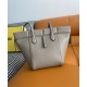 Miglior Falso Borsa mini Fendi Origami 8BS083 Grigia Economiche Premium