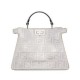 Migliore Repliche Fendi Peekaboo ISeeU Piccolo 8BN327 Argento Economiche Outlet Online