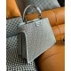 Migliore Repliche Fendi Peekaboo ISeeU Piccolo 8BN327 Argento Economiche Outlet Online