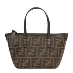 Perfette Qualità Repliche Fendi Mini Roll 8BS096 Caffè Scuro Imitazione