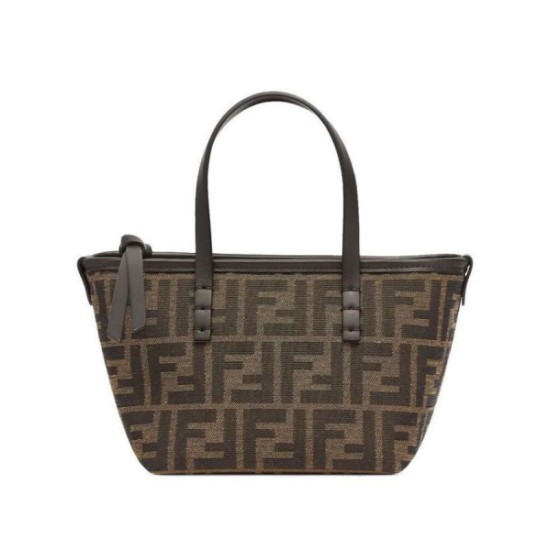 Perfette Qualità Repliche Fendi Mini Roll 8BS096 Caffè Scuro Imitazione