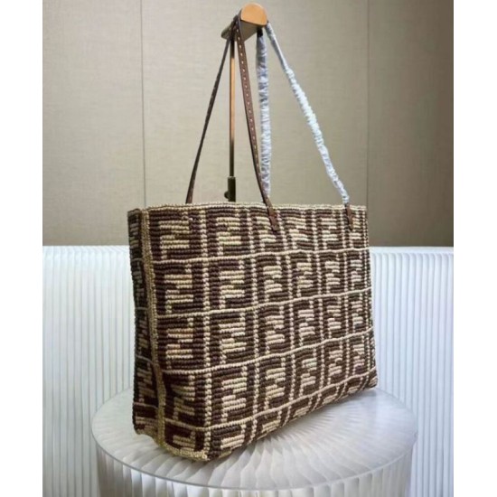Migliore Repliche Fendi Rotolo Grande 8BH425 Caffè Economiche Outlet Online