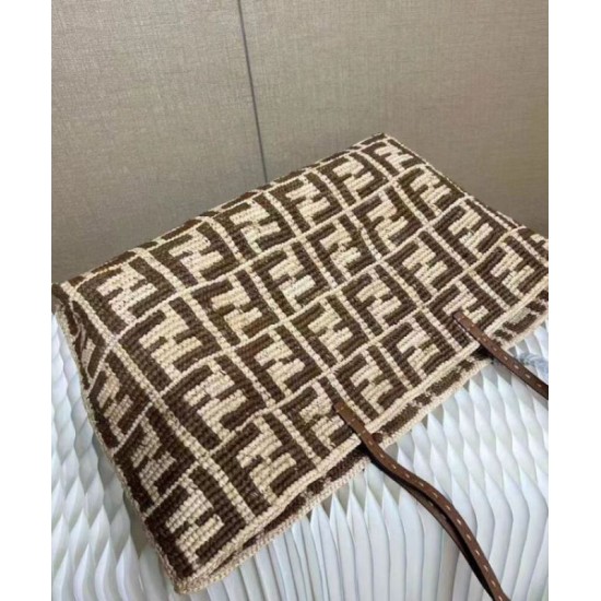 Migliore Repliche Fendi Rotolo Grande 8BH425 Caffè Economiche Outlet Online