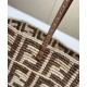 Migliore Repliche Fendi Rotolo Grande 8BH425 Caffè Economiche Outlet Online