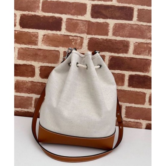 Migliore Repliche Borsa a tracolla piccola Gucci con stampa Gucci 772856 Caffè Economiche Outlet Online