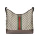 Perfette Qualità Repliche Borsa a tracolla media Gucci Ophidia GG 781392 Caffè scuro Imitazione