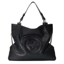 Replica perfetta Borsa tote media Gucci Blondie 751516 Nera Imitazione Outlet Online
