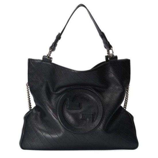 Repliche Borsa tote media Gucci Blondie 751516 Nera Imitazioni Premium Replica perfetta Borsa tote media Gucci Blondie 751516 Nera Imitazione Outlet Online