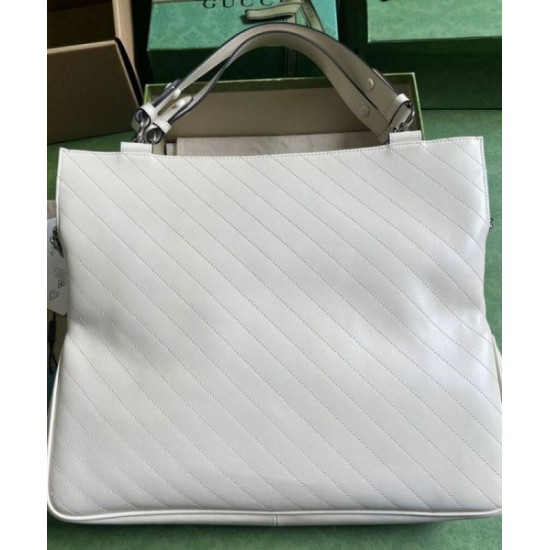 Perfette Qualità Repliche Borsa tote media Gucci Blondie 751516 Crema Imitazione
