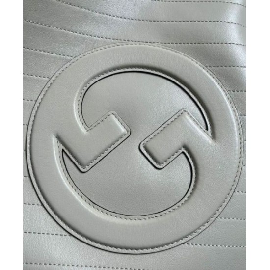 Perfette Qualità Repliche Borsa tote media Gucci Blondie 751516 Crema Imitazione