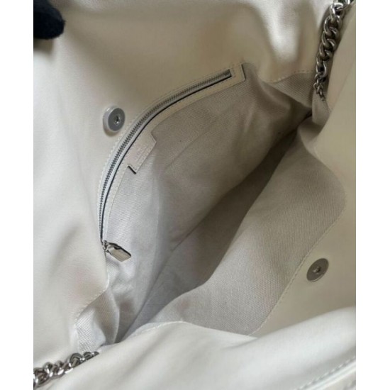 Perfette Qualità Repliche Borsa tote media Gucci Blondie 751516 Crema Imitazione