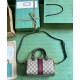 Migliore Repliche Borsa Gucci Ophidia Gg mini con manico superiore 772053 Caffè scuro Economiche Outlet Online