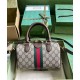 Migliore Repliche Borsa Gucci Ophidia Gg mini con manico superiore 772053 Caffè scuro Economiche Outlet Online