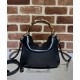 Perfette Qualità Repliche Gucci Diana piccola tracolla in bambù borsa Nero Imitazione