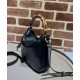 Perfette Qualità Repliche Gucci Diana piccola tracolla in bambù borsa Nero Imitazione