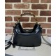 Perfette Qualità Repliche Gucci Diana piccola tracolla in bambù borsa Nero Imitazione