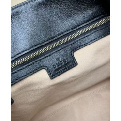 Perfette Qualità Repliche Gucci Diana piccola tracolla in bambù borsa Nero Imitazione
