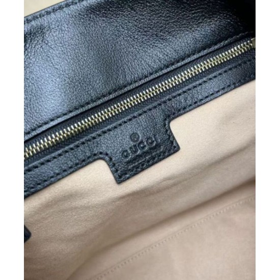 Perfette Qualità Repliche Gucci Diana piccola tracolla in bambù borsa Nero Imitazione