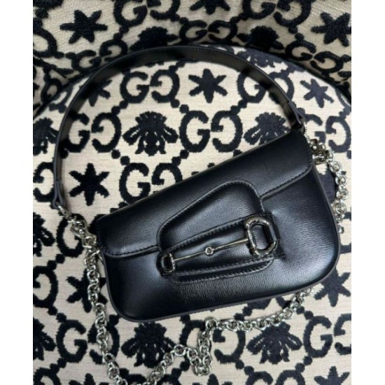 Migliore Repliche Borsa a tracolla mini Gucci Horsebit 1955 774209 Economiche Outlet Online