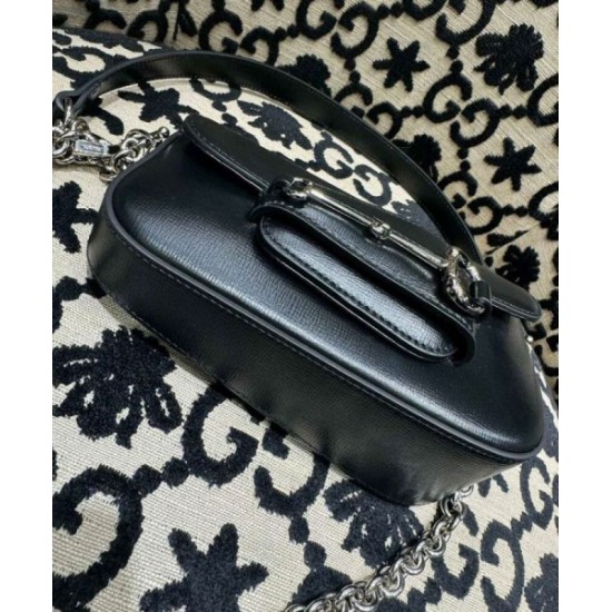 Migliore Repliche Borsa a tracolla mini Gucci Horsebit 1955 774209 Economiche Outlet Online