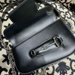 Migliore Repliche Borsa a tracolla mini Gucci Horsebit 1955 774209 Economiche Outlet Online