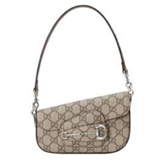 Migliore Repliche Borsa a tracolla mini Gucci Horsebit 1955 774209 Caffè Economiche Outlet Online