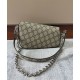 Migliore Repliche Borsa a tracolla mini Gucci Horsebit 1955 774209 Caffè Economiche Outlet Online