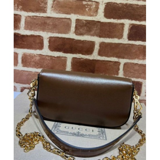 Perfette Qualità Repliche Borsa a tracolla piccola Gucci Horsebit 1955 735178 Caffè Imitazione Perfette Qualità Repliche Borsa a tracolla piccola Gucci Horsebit 1955 735178 Caffè Imitazione