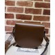 Replica perfetta Borsa mini arrotondata Gucci Horsebit 1955 760191 Caffè Imitazione Outlet Online