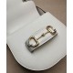 Replica perfetta Borsa mini arrotondata Gucci Horsebit 1955 760191 Crema Imitazione Outlet Online