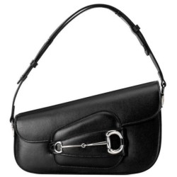 Replica perfetta Borsa a tracolla Gucci Horsebit 1955 764155 Nero Imitazione Outlet Online