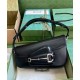 Replica perfetta Borsa a tracolla Gucci Horsebit 1955 764155 Nero Imitazione Outlet Online