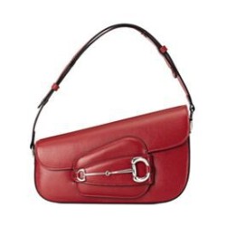Replica perfetta Borsa a tracolla Gucci Horsebit 1955 764155 Rosso Imitazione Outlet Online