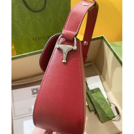 Repliche Borsa a tracolla Gucci Horsebit 1955 764155 Rosso Imitazioni Premium Replica perfetta Borsa a tracolla Gucci Horsebit 1955 764155 Rosso Imitazione Outlet Online
